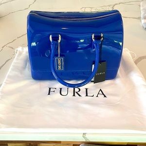 Authentic FURLA Candy Handbag Blue